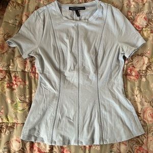 WHBM Blue Bodice Tee